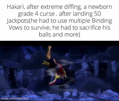 Sit ashamed Hakari, you're weak