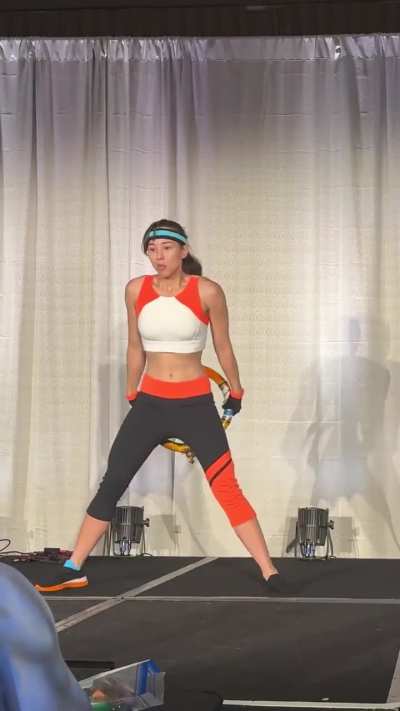 The Ring Fit Trainee Competes in a Bodybuilding Cosplay Contest! | Cosplay (Momocon 2025)