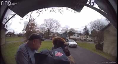 To deliver a pizza