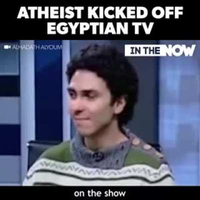 Atheist kicked off Egyptian TV