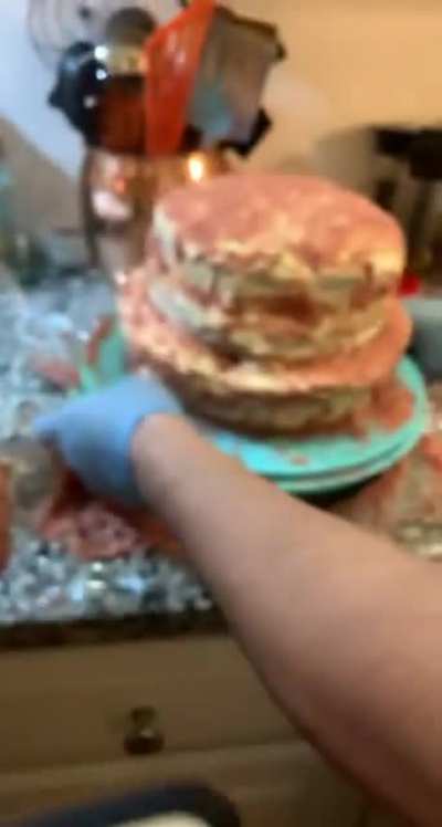 I attempted to make this cake &amp;amp; this is how it turned out.