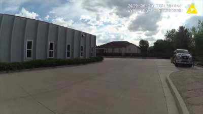 Loveland cop sneaks up on family in parking lot without warning, shoots their dog