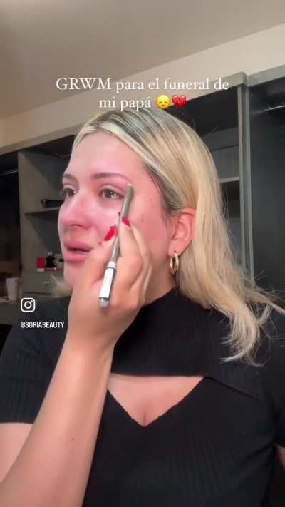 &ldquo;GRWM for my dad&rsquo;s funeral&rdquo;😐