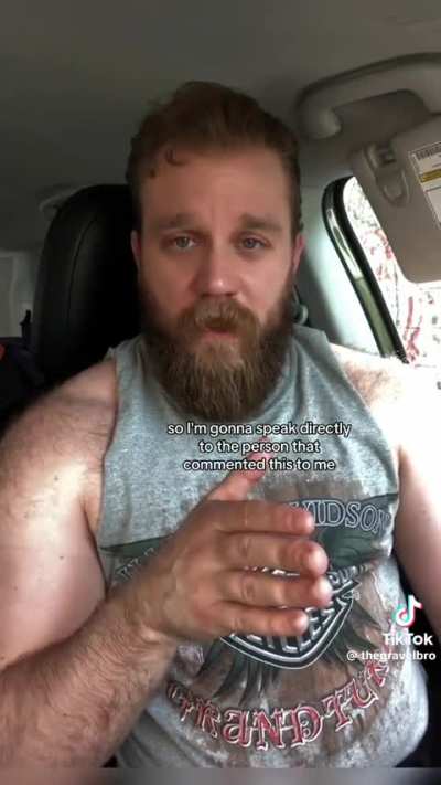 Trans man handles hateful comment in a respectable way