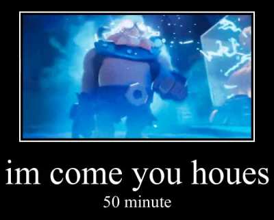 Man house come