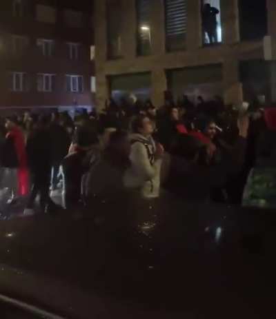Moroccan soccer fans in the Netherlands chant "all Jews are gay"