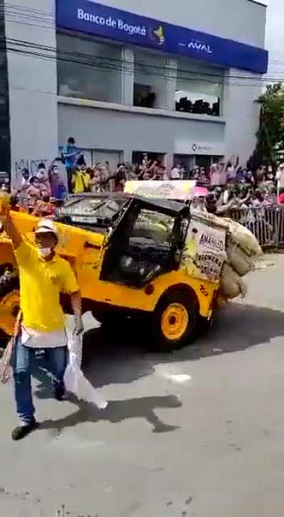 Car strike