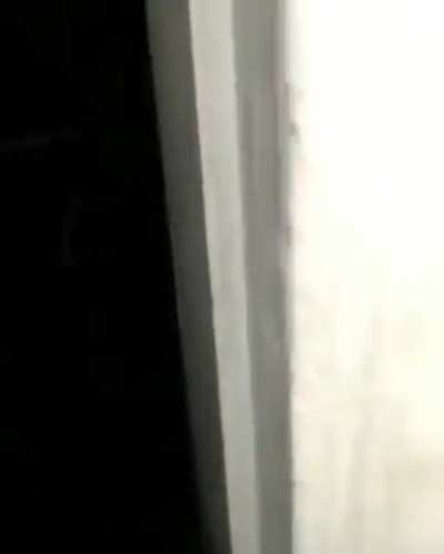 Crack suddenly appeared on the window💀