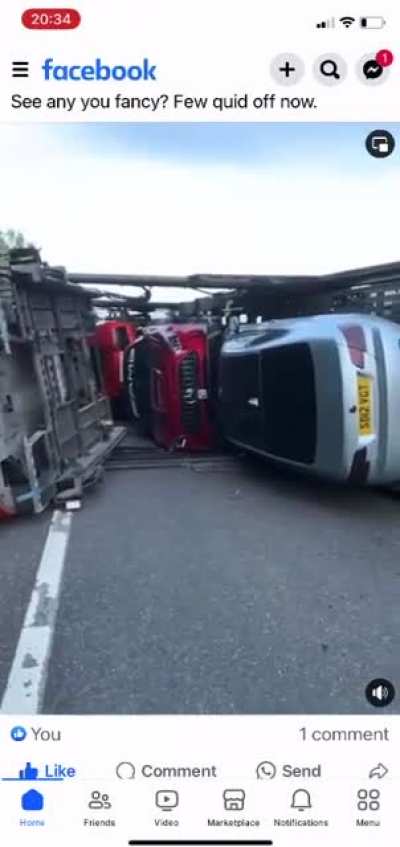 I don&rsquo;t think there&rsquo;s any Porsches here. Happened earlier outside Brands Hatch. Sad day for Everyman Racing.