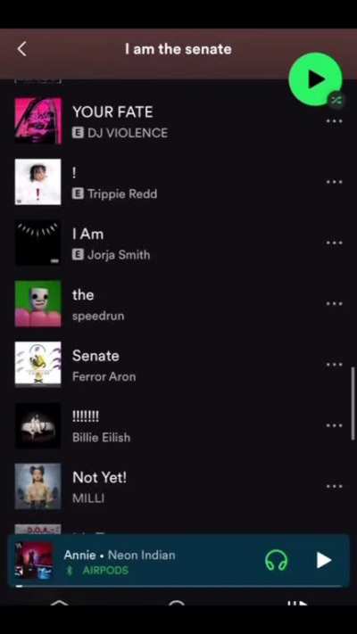 I am senate 🤣