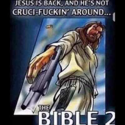 Jesus is back, and he's not cruci-f*cking around