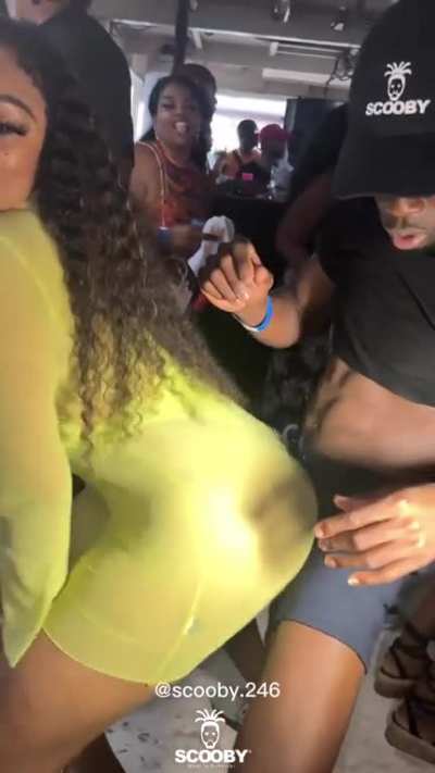 That wine sent him into overdrive (@scooby.246)