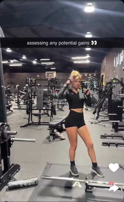 Hannah has gorgeous legs