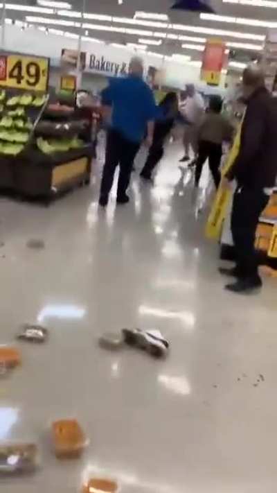 Fight at my girlfriends job (not our video)