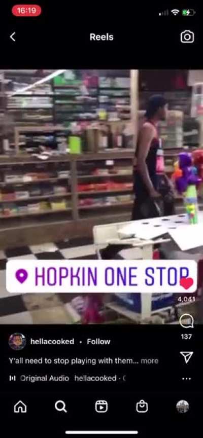 Don&rsquo;t disrespect the mans store