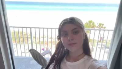 Face covered in cum like a good little slut!