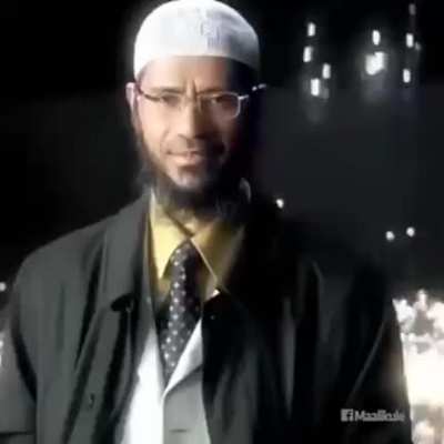 Everyone's gangsta until Zakir naik says: "Brother asked a very good question"