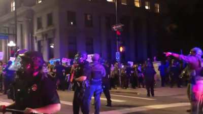 Denver Police demonstrating "extreme restraint"