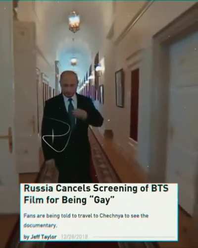 Based russia trolled both muslims and bts at once by asking them to watch BTS "gay" movie in Chechnya which is a muslim dominated region.
