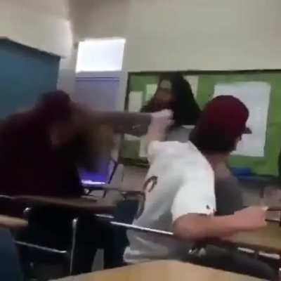 Jumped In Classroom