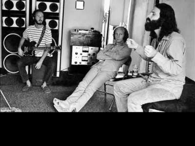 Listen to the exact moment when The Doors thought of the idea to add thunder sounds to &ldquo;Riders on the Storm&rdquo; for the very first time. 1970.