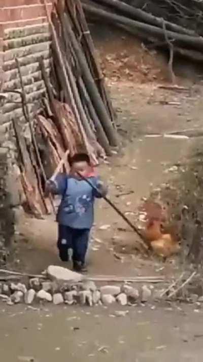 He deserved it.