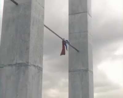 HMBT while I do superhero landing