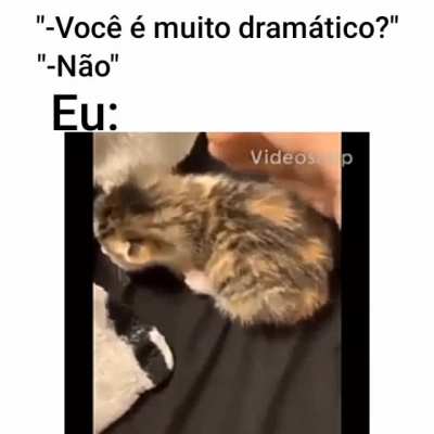 Dram&aacute;tico? Eu? N&atilde;o.