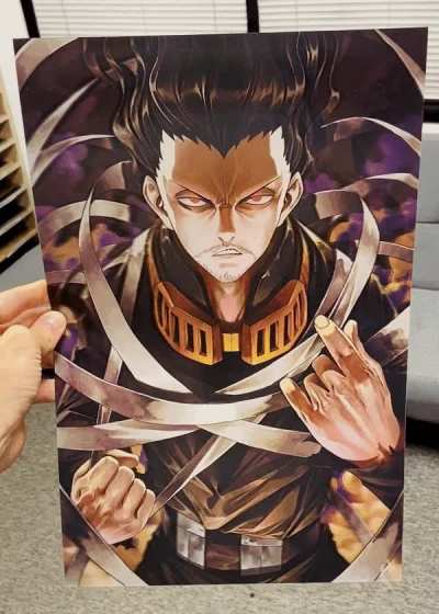 I drew &amp;amp; created 3D Fan Artwork of my favorite teacher, Shota Aizawa!