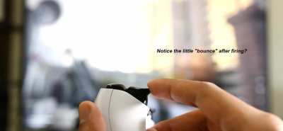 Adaptive trigger while shooting a sniper rifle.
