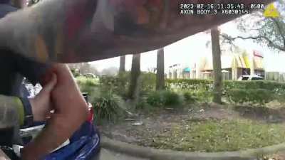 Video shows arrest of Florida woman who allegedly pulled gun at McDonald's over free cookie