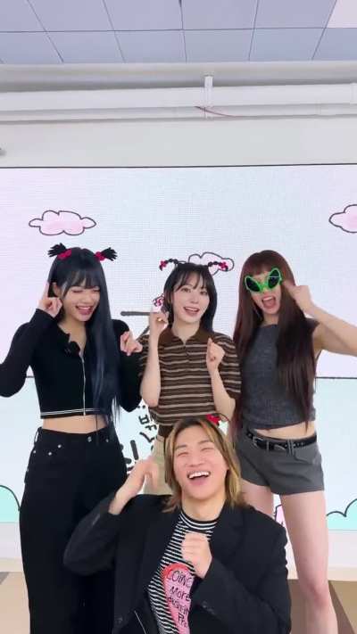 251107 LE SSERAFIM TikTok Update with Miyawaki Sakura, Huh Yunjin &amp;amp; Hong Eunchae - Eat it up w/ BIGBANG Daesung ⭐️🍝 (SPAGHETTI Challenge)