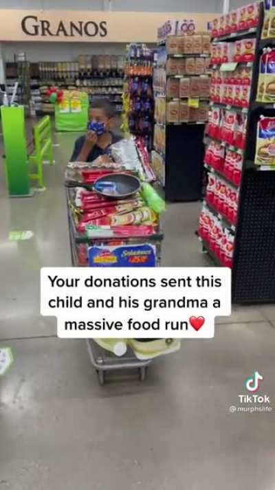 Guy helps 11 year old that takes care of his blind grandmother because his "mother" abandoned them and his dad passed away.