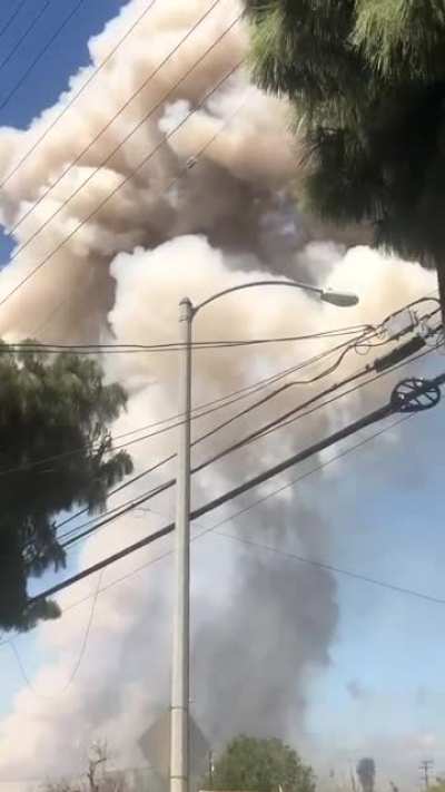 Apparent video of Ontario house explosion