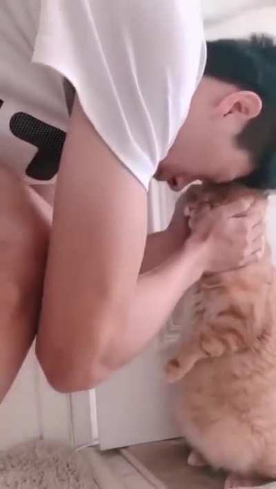 Every morning before leaving for work...