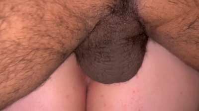 Older hairy guy creams her pussy in 25 seconds!