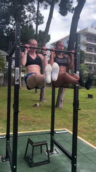 Malin Ingeborg Nyfors and Lakeri Ertzgaard - Norwegian sprinters