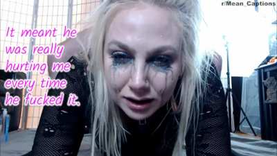 I don't know what he'll do when I run out of tears...