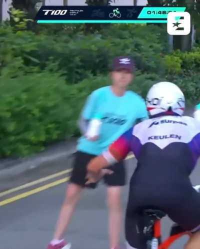 To grab some water