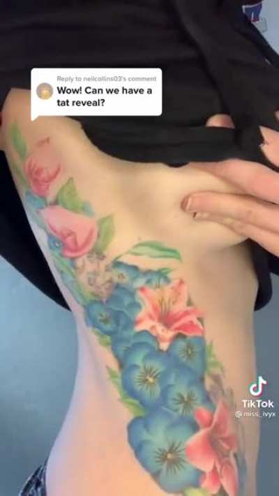 Underboob and tattoo