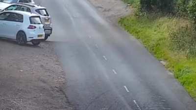 couple run over old woman and then run