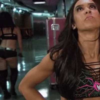 Paige and AJ Lee