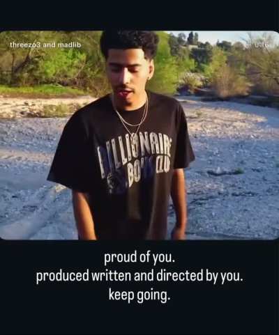 Madlibs son dropped his first song