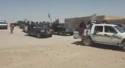 Taliban Convoy Pushing Into Kandahar