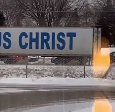 Finally, an accident with subtitles.