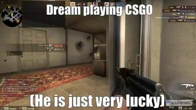 He is just very lucky!!11!