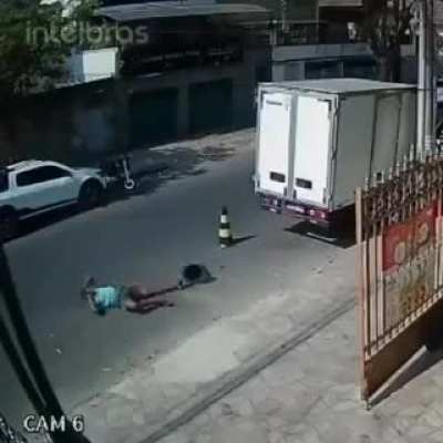 WCGW while fighting traffic cone