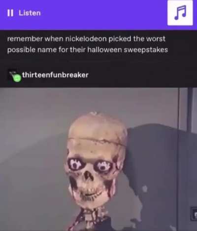 nick or treat 👀