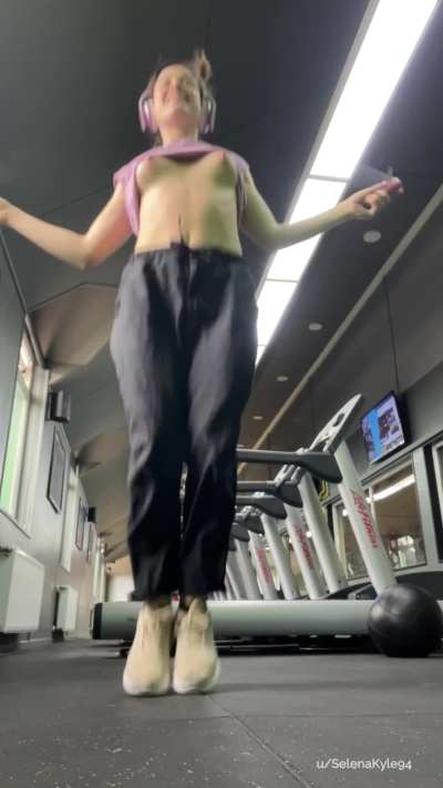 Didn't Wear a Sports Bra, You Just Have to Let Them Out to Bounce Around Sometimes!