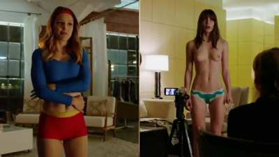 Melissa Benoist (Superhero vs Undressed)
